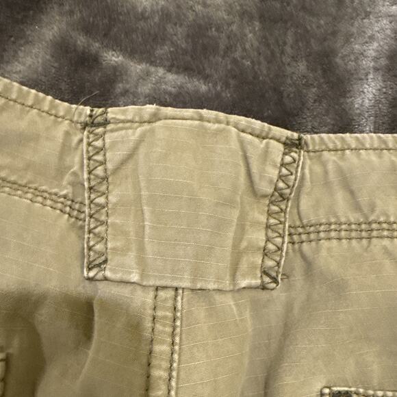 Eddie Bauer-Womens Cargo Crop Lightweight Pants-Size 12 Tall-Olive Green - Picture 11 of 14